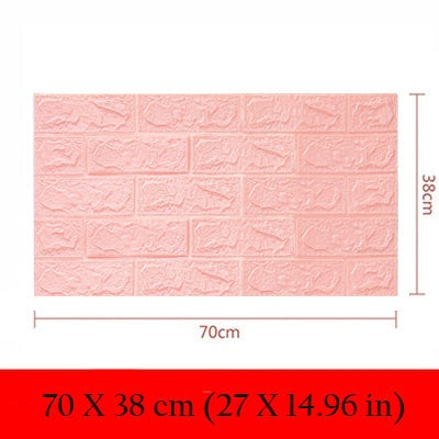 3D Self-adhesive Foam Wallpaper