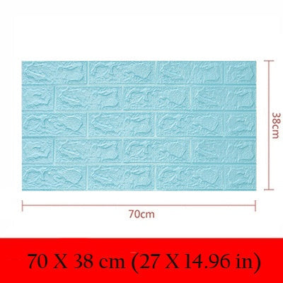 3D Self-adhesive Foam Wallpaper