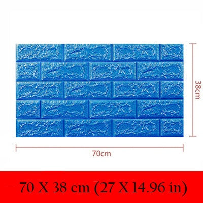 3D Self-adhesive Foam Wallpaper