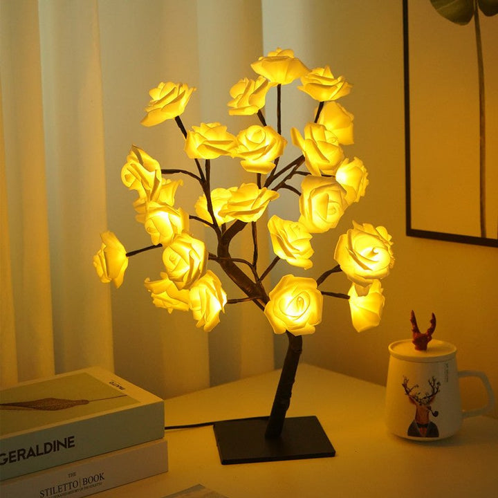 Mylovyhome LED Simulation Rose Tree Light