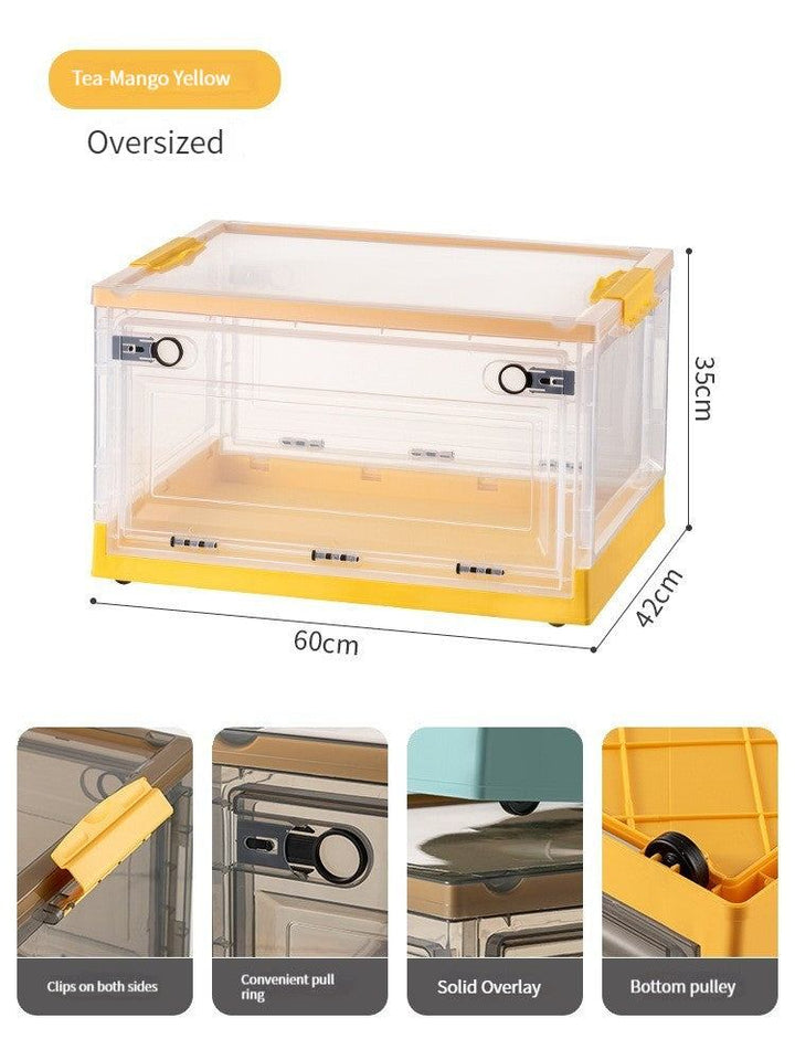 Mylovyhome Transparent Folding Plastic Box