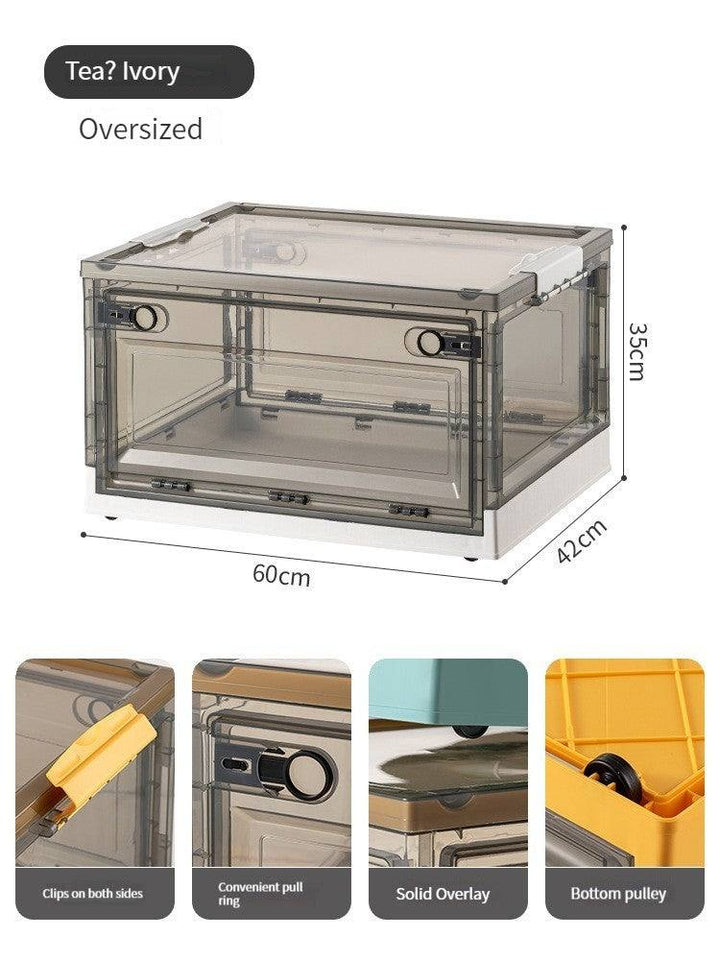 Mylovyhome Transparent Folding Plastic Box