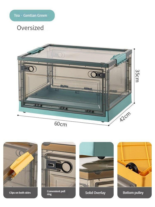 Mylovyhome Transparent Folding Plastic Box