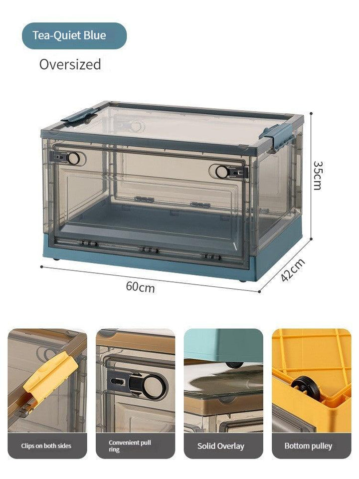 Mylovyhome Transparent Folding Plastic Box