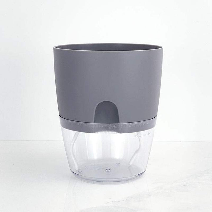 Mylovyhome - Transparent Plastic Flowerpot