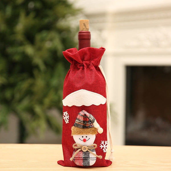 Decorative Christmas Wine Set