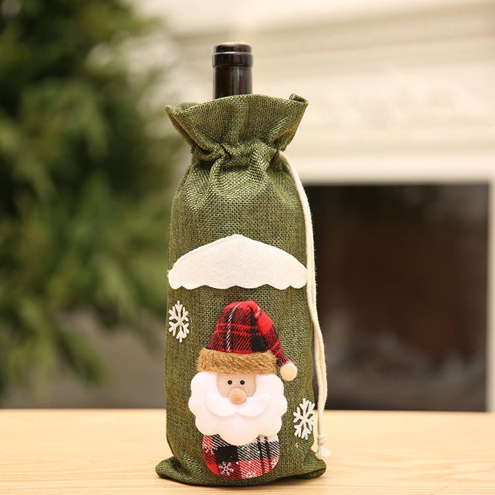 Decorative Christmas Wine Set