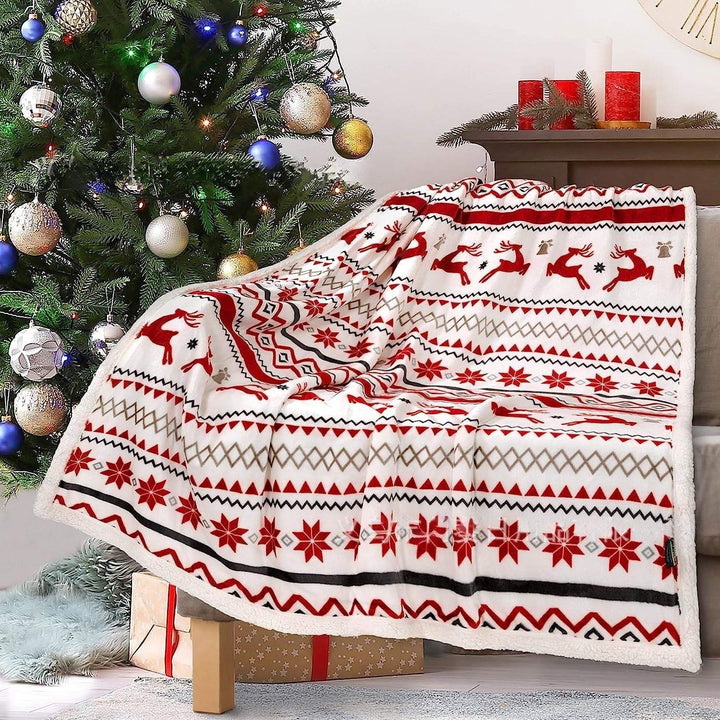 Christmas Sofa Cover Blanket 