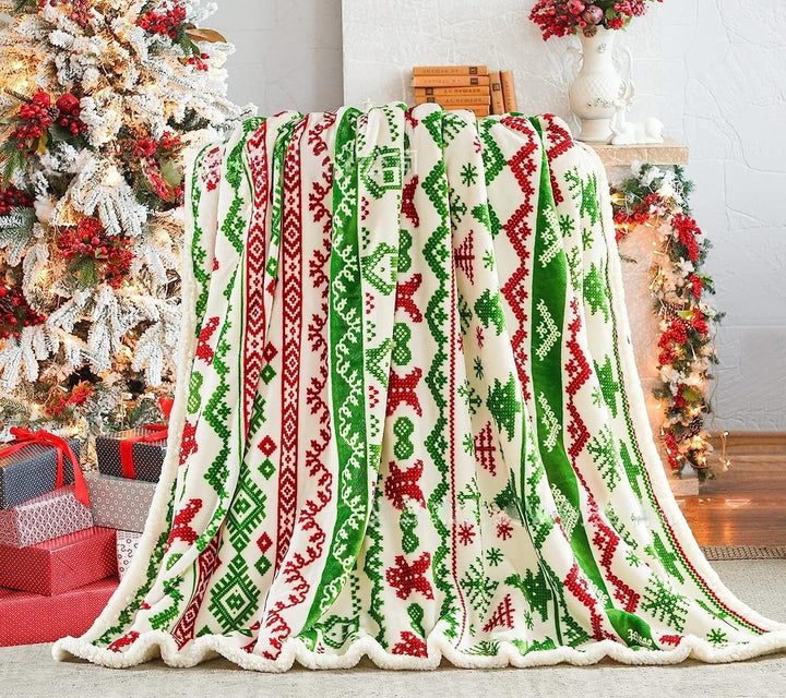 Christmas Sofa Cover Blanket 