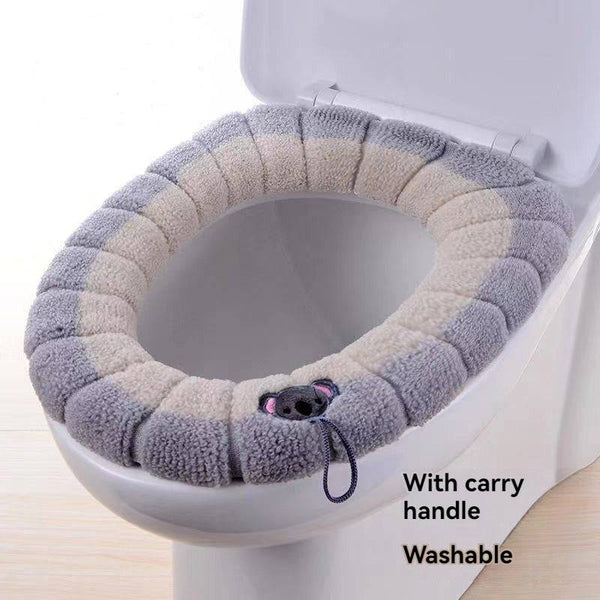 Mylovyhome Plush Toilet Seat Cushion