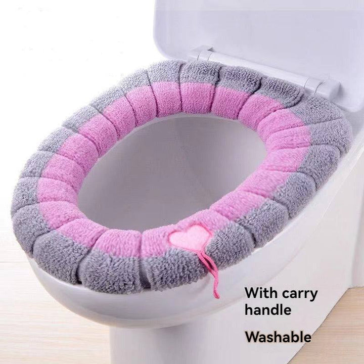 Mylovyhome Plush Toilet Seat Cushion