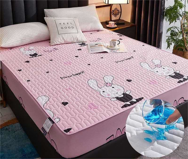 Mylovyhome Cotton Padded Waterproof Bedsheet