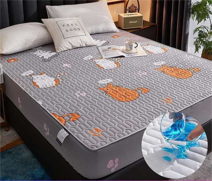 Mylovyhome Cotton Padded Waterproof Bedsheet