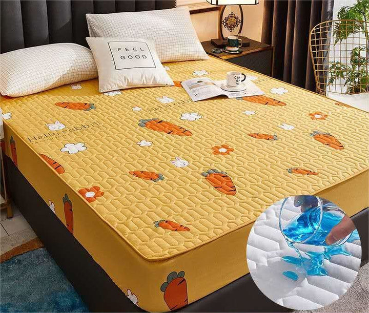 Mylovyhome Cotton Padded Waterproof Bedsheet