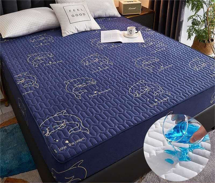 Mylovyhome Cotton Padded Waterproof Bedsheet