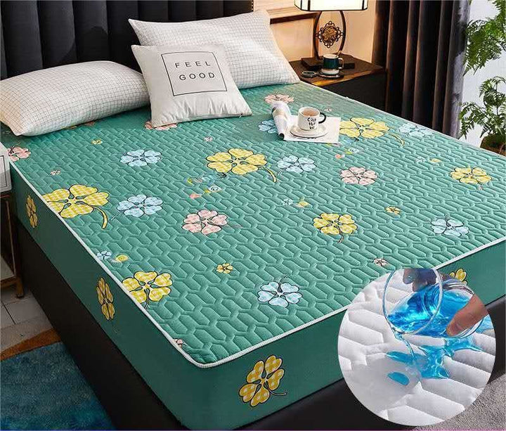 Mylovyhome Cotton Padded Waterproof Bedsheet