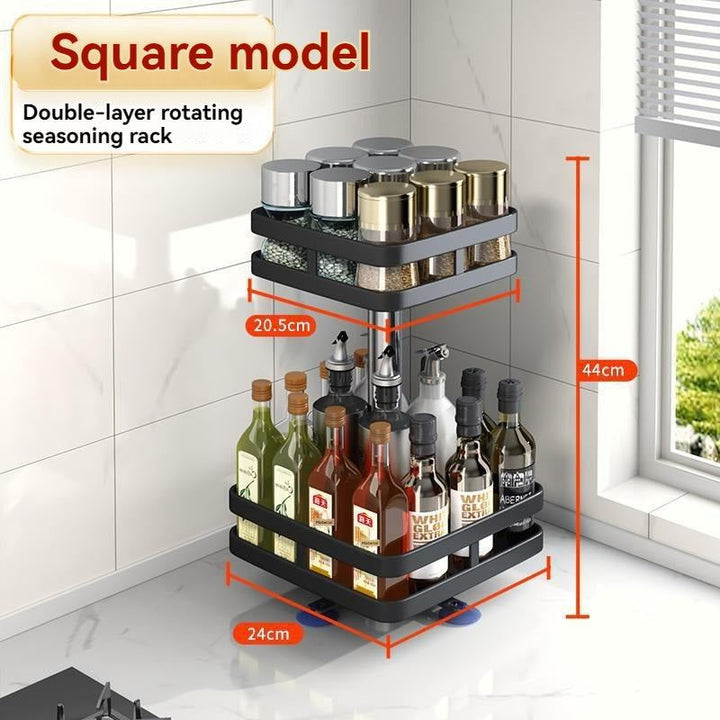 Mylovyhome Rotating Multi Story Kitchen Shelves