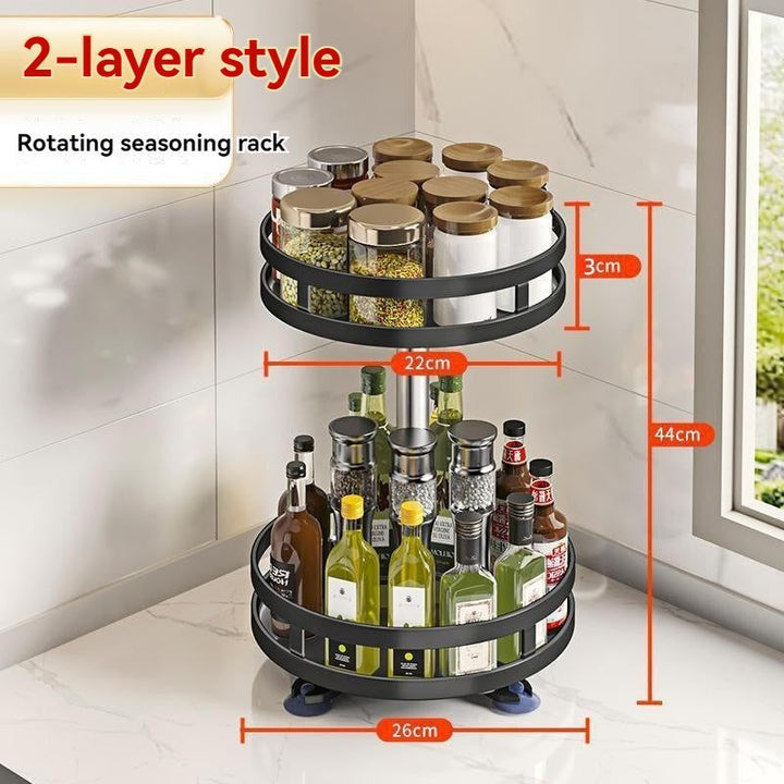 Mylovyhome Rotating Multi Story Kitchen Shelves