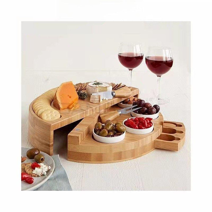 Foldable Bamboo Cheese&Charcuterie Board