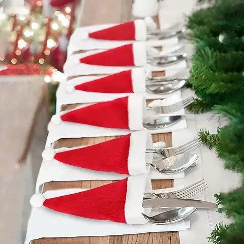 Christmas Knife And Fork Cover Set