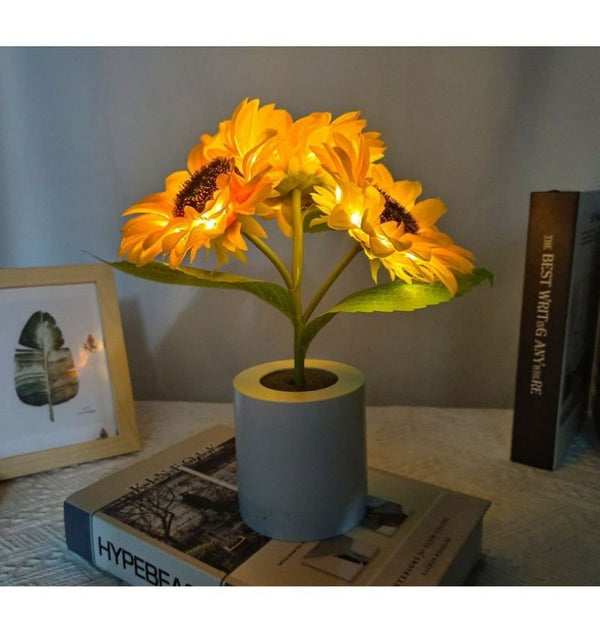 Sunflower LED Night Lamp