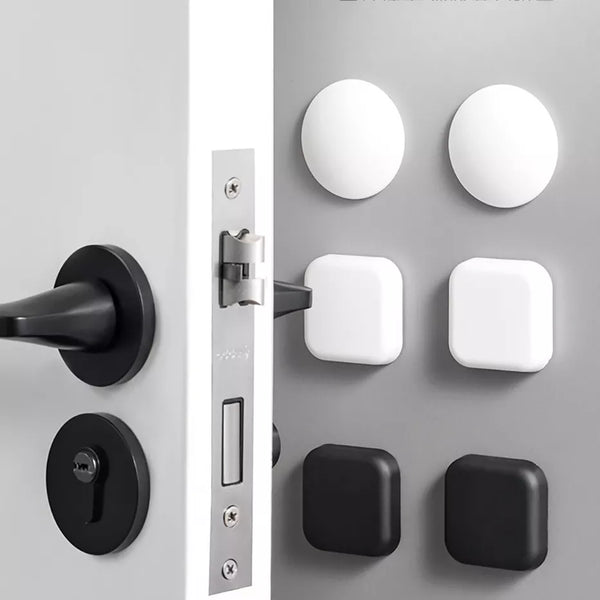 Self Adhesive Silicone Door Handle Bumpers  - Set of 12 PCS.